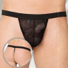 Softline String Homme NET Noir